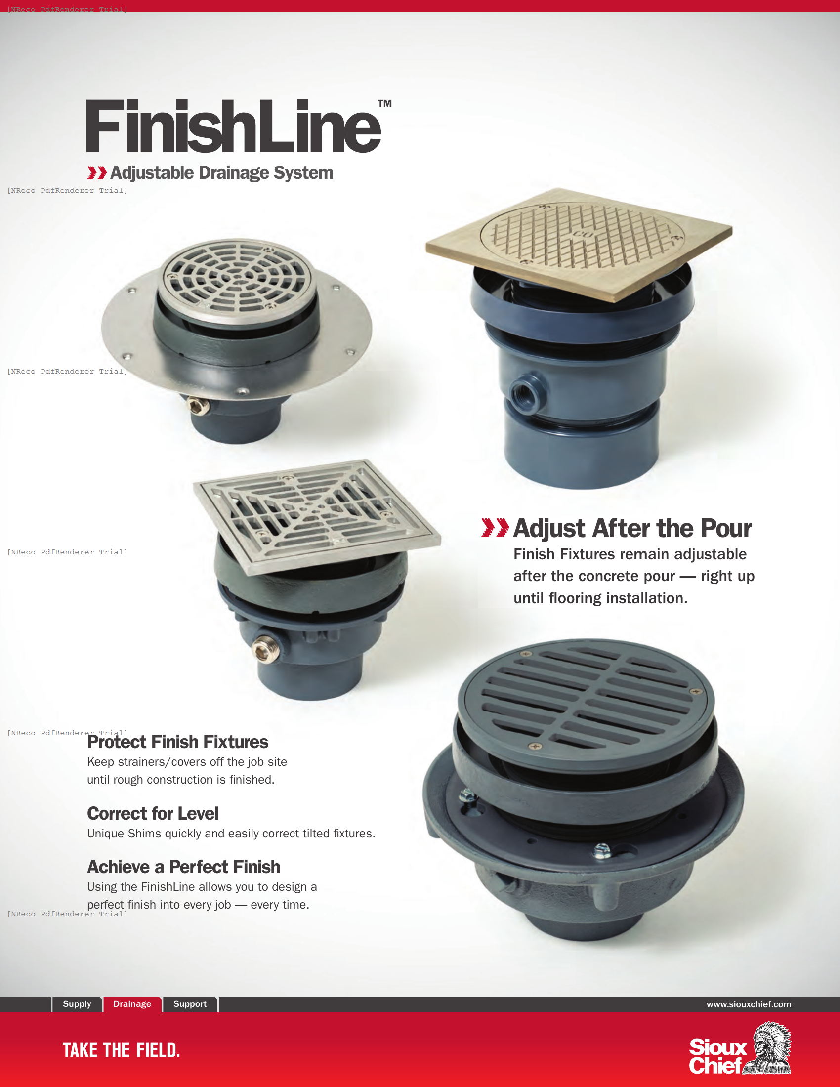 FINISHLINE - DRAINAGE SYSTEM - BROCHURE.PDF Brochure Document